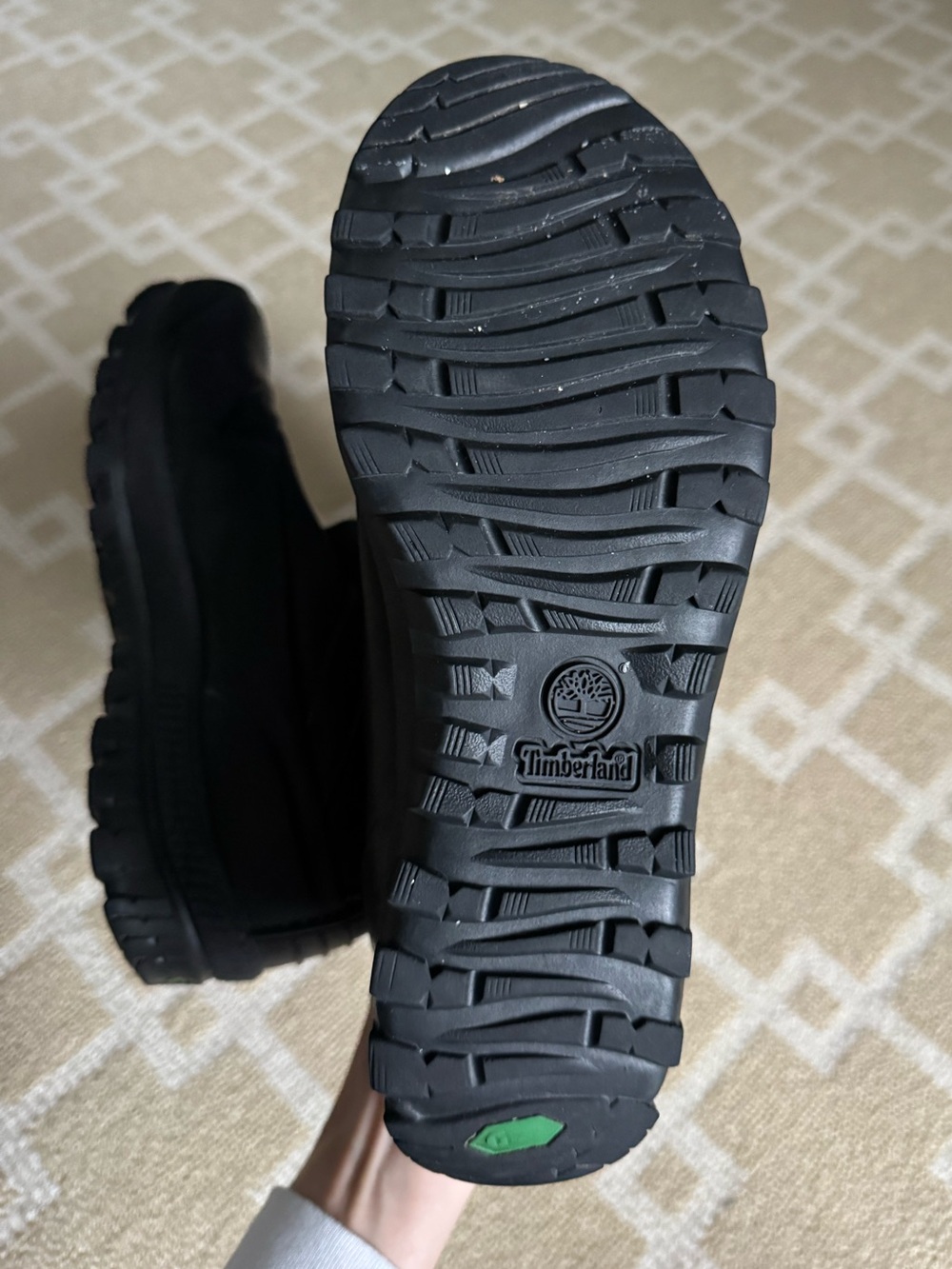 Timberland Earthkeepers Mount Holly Tall Waterproof Boots Black Leather Size 8 - Picture 5 of 16